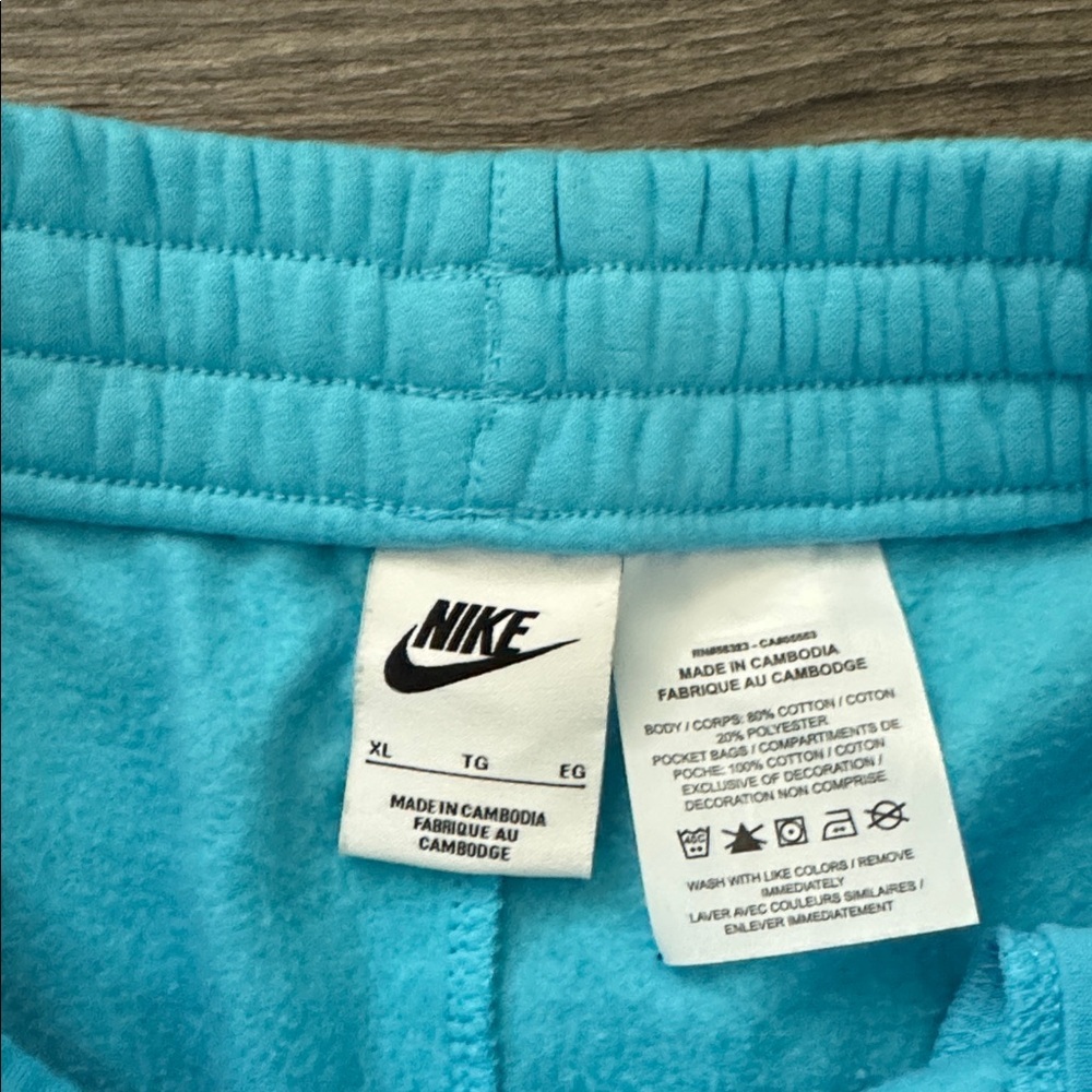 Nike Youth XL Fleece Jogger Sweatpants Blue, Size XL - Picture 3 of 4